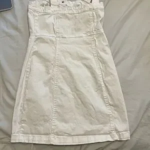 Forever 21 | Dresses | White Denim Button Down Dress From Forever 2 Size  Small | Poshmark